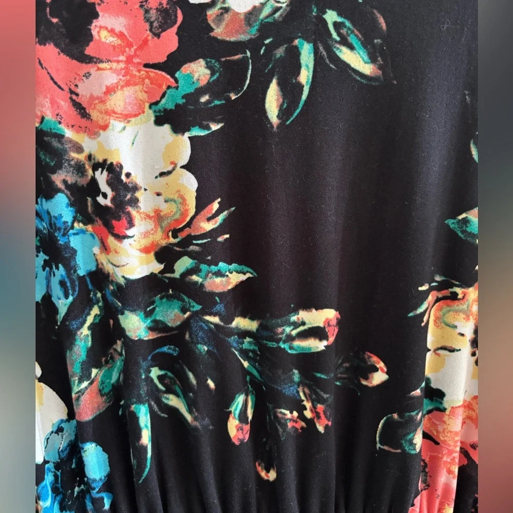 Reborn J Long Sleeve Floral Dress